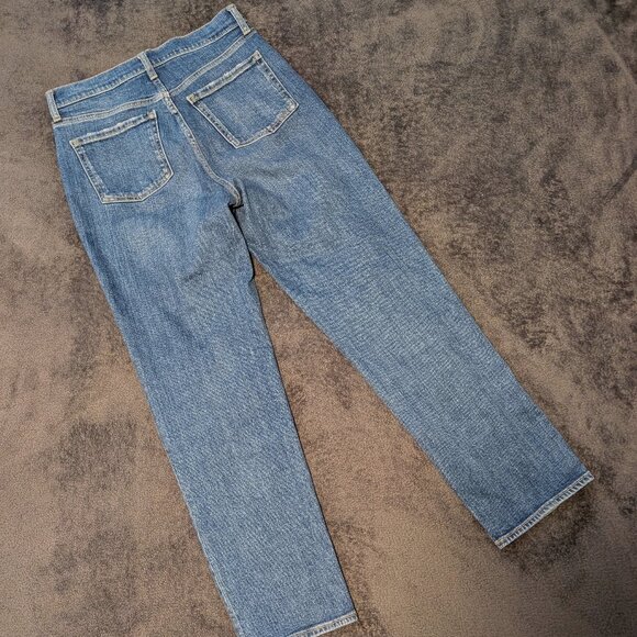 Old Navy Sky-Hi Straight Jeans, Women's Size 4 - Picture 3 of 4